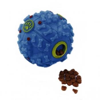 Köpek Ödül Oyuncağı Desenli Ödül Topu 7 cm Mavi